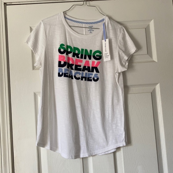 Crown & ivy spring break beaches vintage wash top - Picture 4 of 15